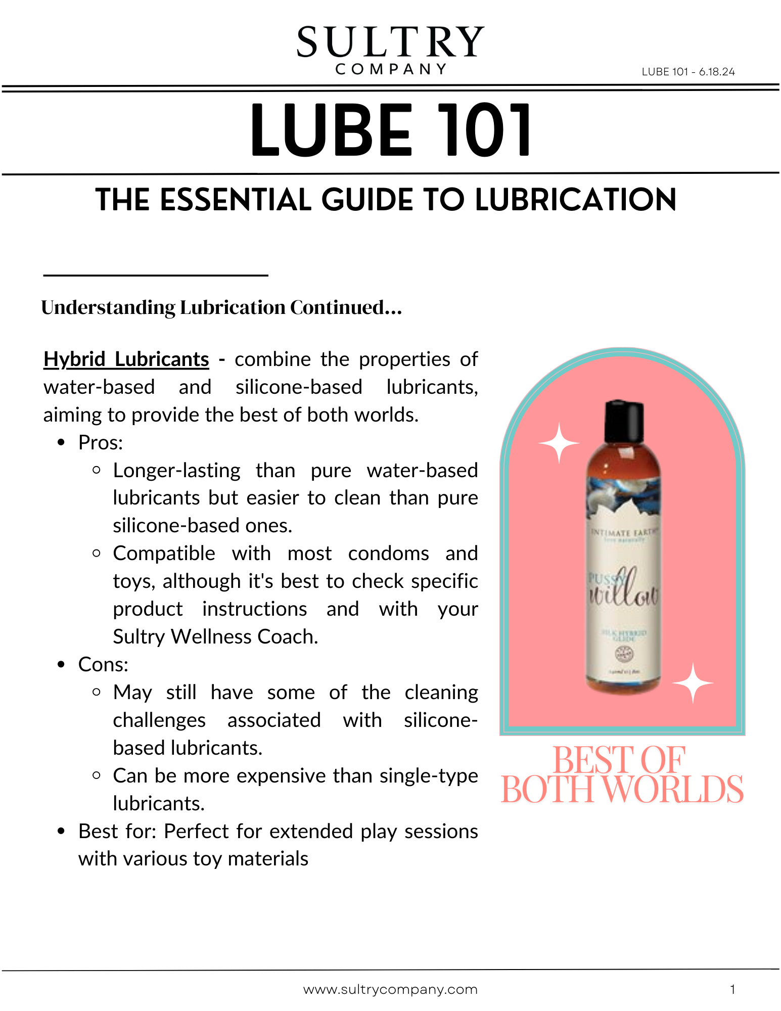 Wellness Tips | Sultry Company
